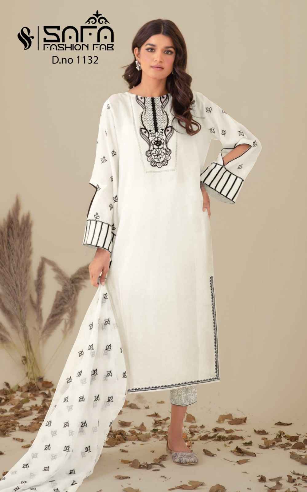 Safa Fashion 1132 Readymade Designer Pakistani Suit
