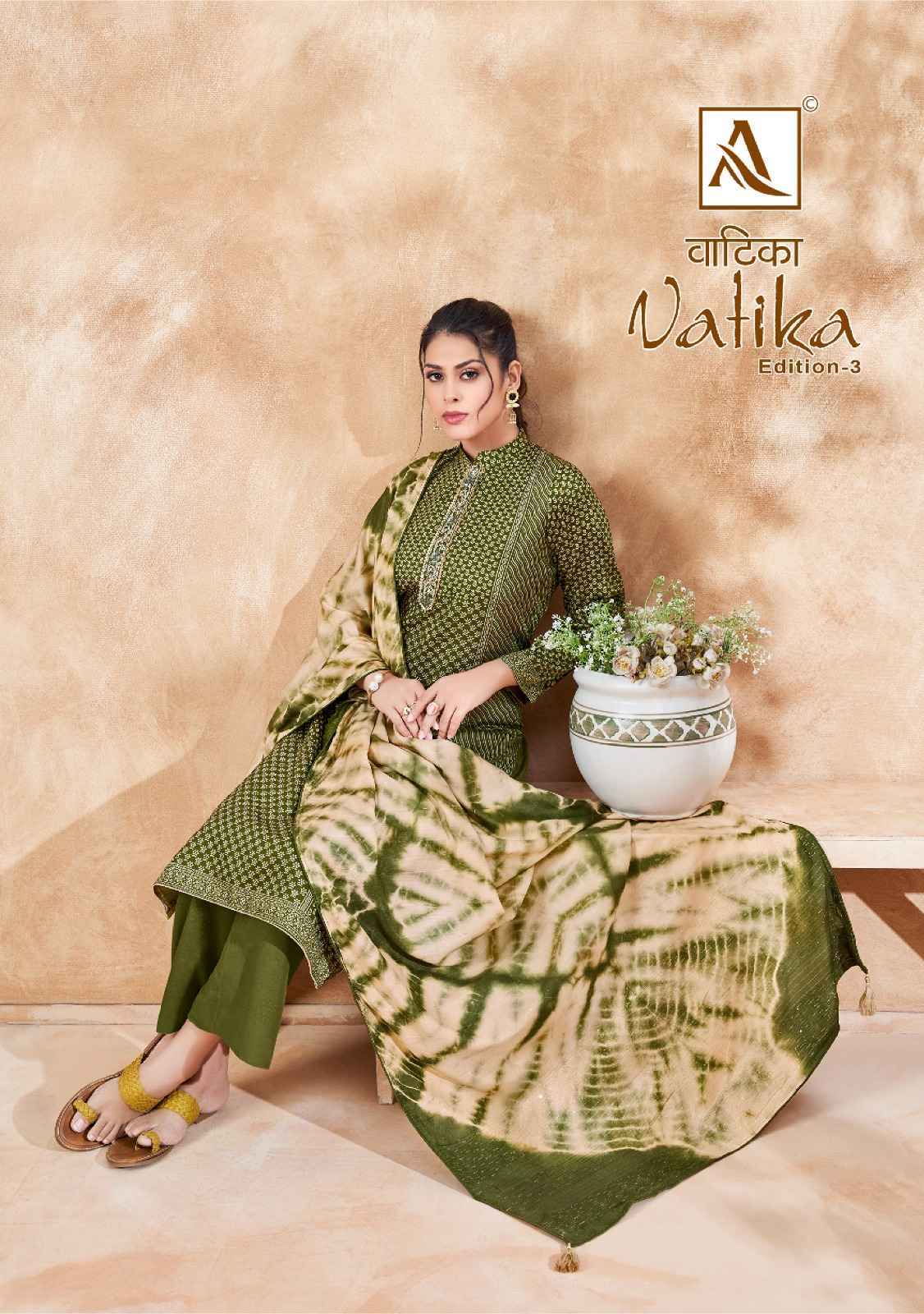 Alok Suits Vatika Edition Vol-3 Jam Cotton Dress Material 8 pcs Catalogue