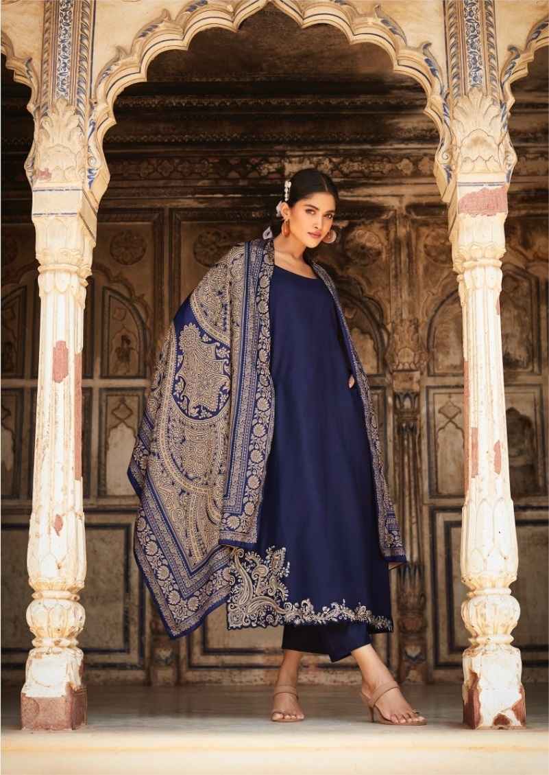 Fida Raah Wool Dress Material 6 pcs Catalogue Wholesale Price