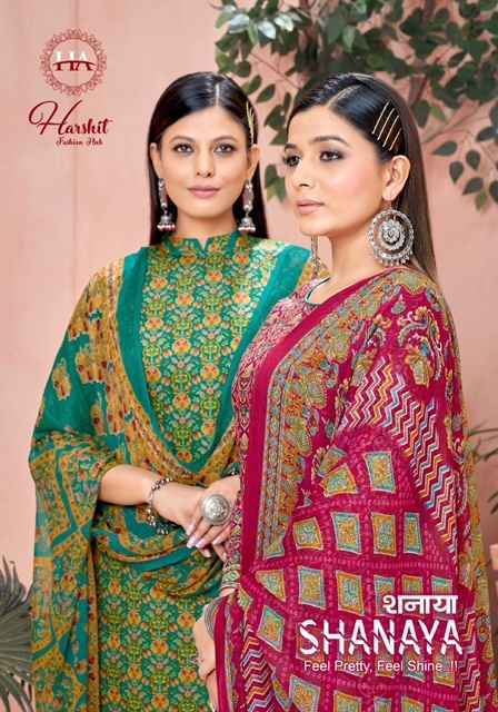 Harshit Fashion Shanaya Zam Dress Material 8 pcs Catalogue