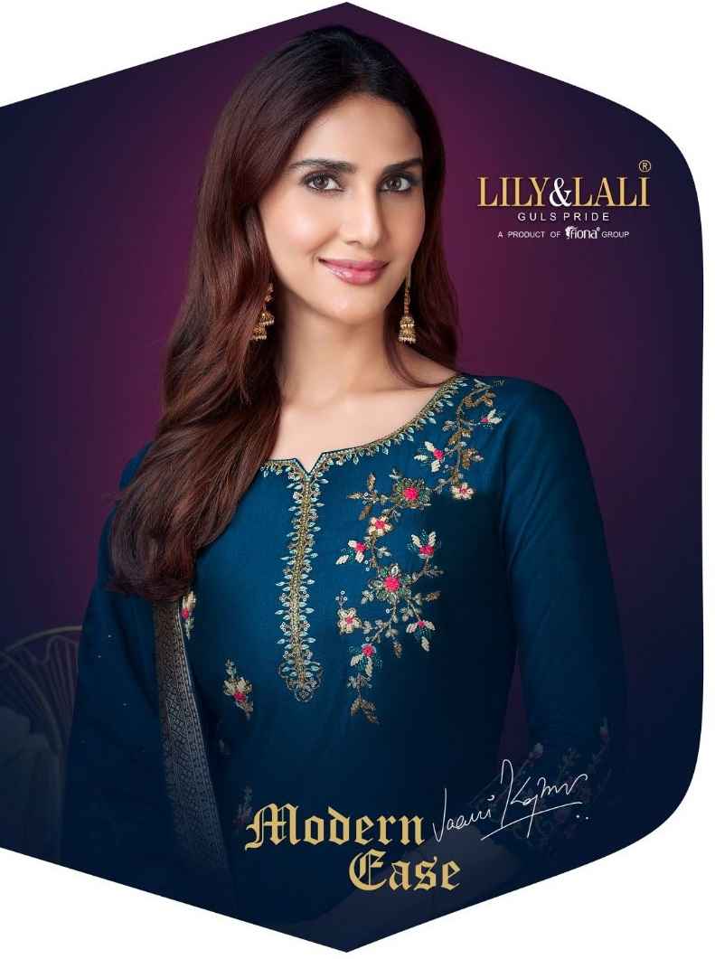 LILY AND LALI MODERN EASE VISCOSE WITH BEAUTIFUL HAND WORK DESIGNER KURTI WITH PANT AND DUPATTA