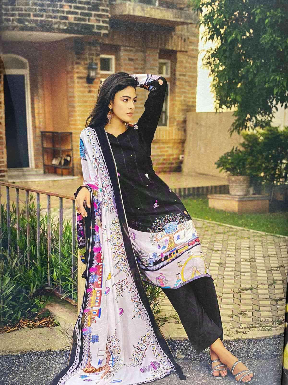 PRM TRENDS KHALISH MUSLIN SILK SUITS CATALOG WITH WHOLESALE PRICE