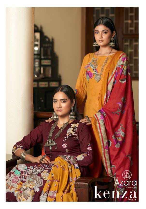 Radhika Fashion Azara Kenza Vol 11 Cotton Dress Material 8 pcs Catalogue