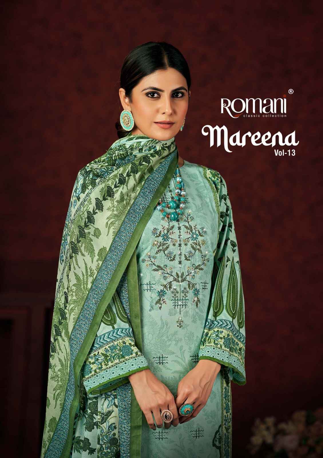 ROMANI MAREENA VOL 13 SOFT COTTON DIGITAL STYLE PRINTS SUITS