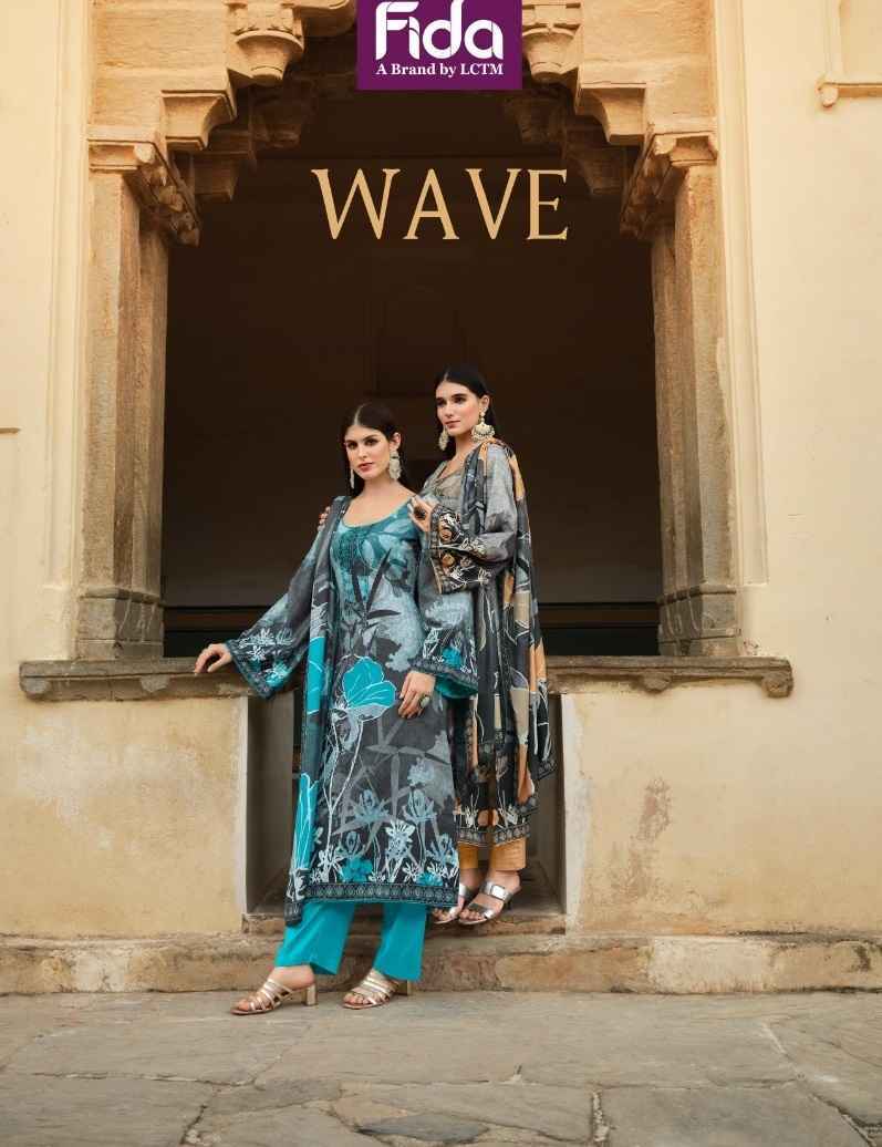 Fida Wave Pashmina Dress Material 6 pcs Catalogue