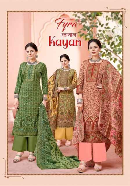 Fyra Kayan Pashmina Dress Material - Surat Wholesale Market
