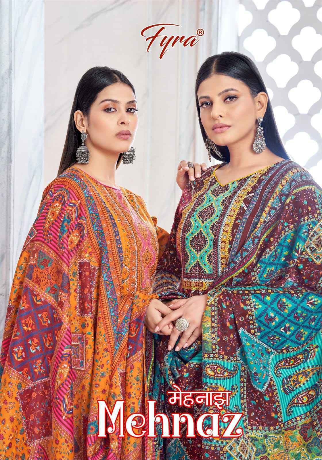 Fyra Mehnaz Pashmina Dress Material 8 pcs Catalogue - Surat Wholesale Market