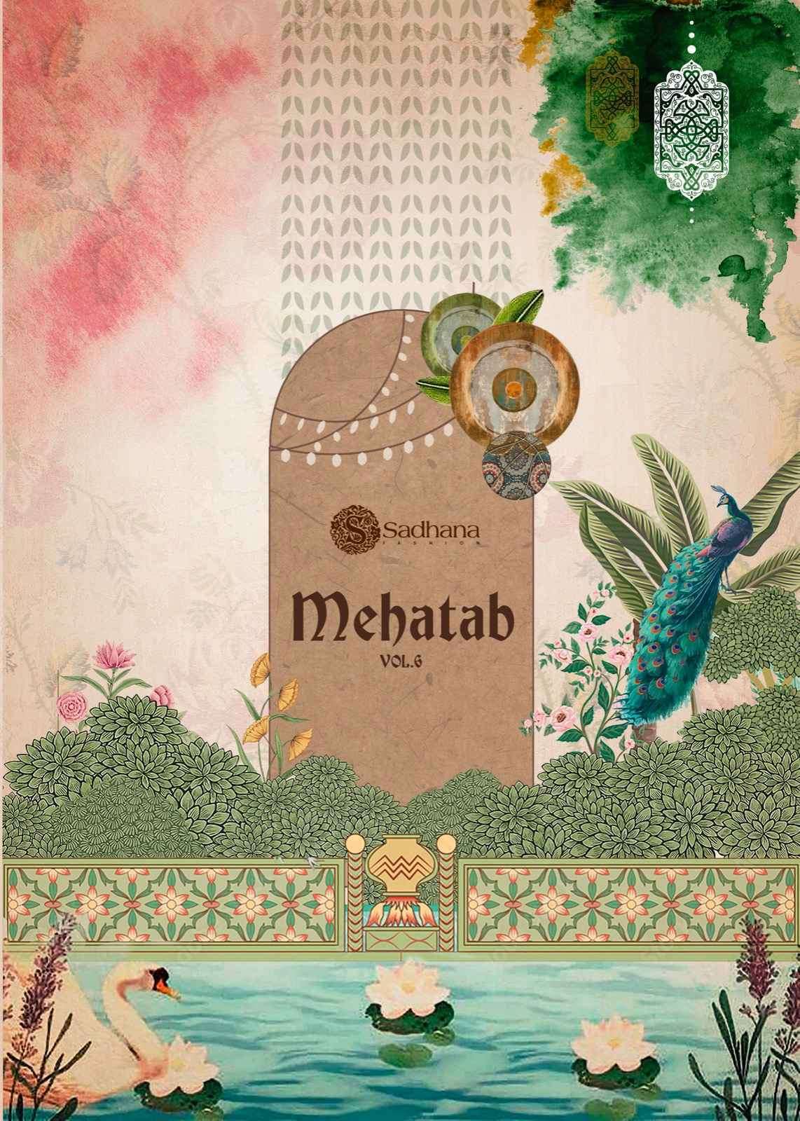 Sadhana Fashion Mehatab Vol 6 Pashmina Dress Material 8 pcs Catalogue