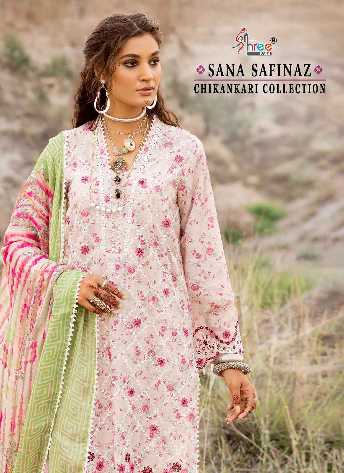 ISHIEQA's Hand Embroidered Pure Georgette White-S Chikankari Dress Material-RC0102C  ₹15,499.00 | Dress materials, Dress, Chikankari suits