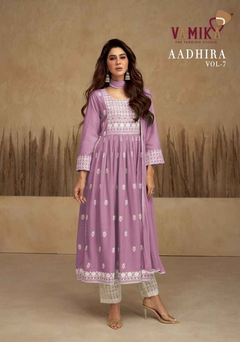 Vamika Aadhira Vol 7 Readymade Rayon Dress 5 pcs Catalogue - Surat Wholesale Market