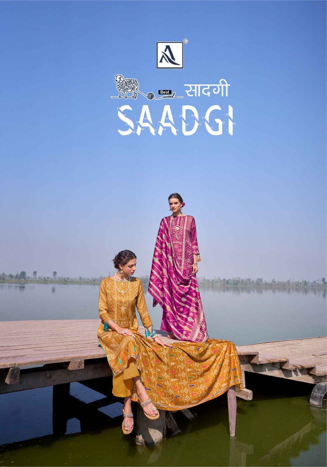 Saadgi by Alok Suits Pashmina Dress Material 6 pcs Catalogue