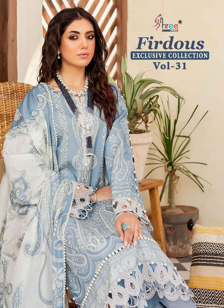 SHREE FABS FIRDOUS EXCLUSIVE COLLECTION VOL 31 COTTON DUPATTA