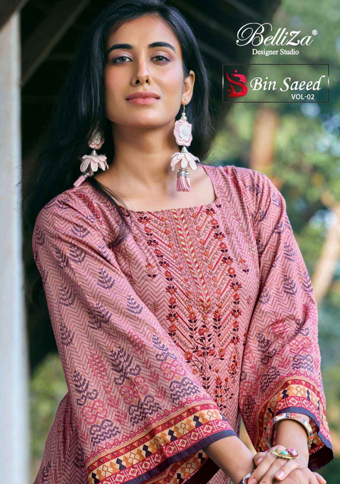 BIN SAEED VOL 2 BY BELLIZA DESIGNER STUDIO SALWAR KAMEEZ