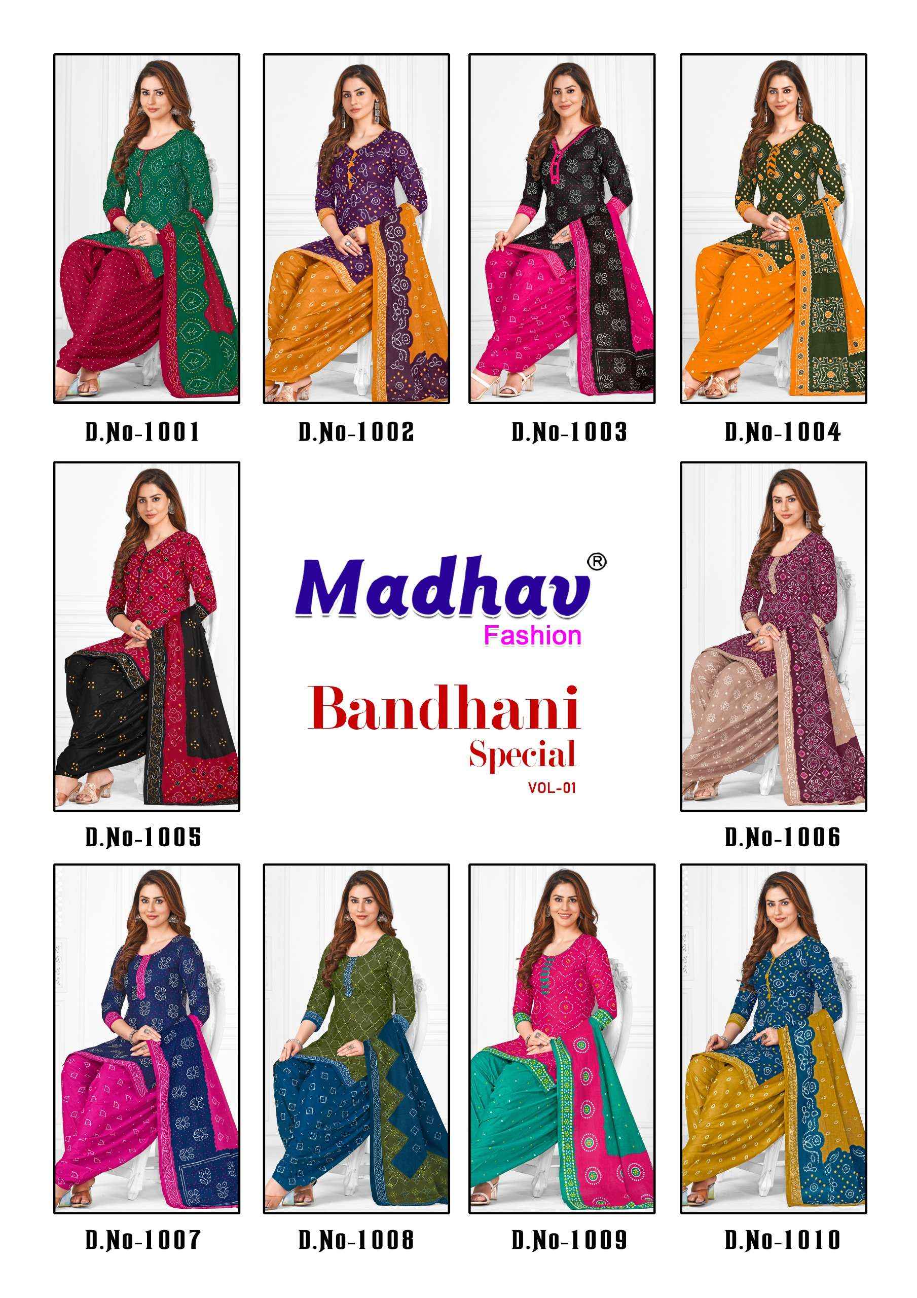 MADHAV FASHION BANDHANI SPECIAL VOL-1 Suits - Surat Wholesale Market