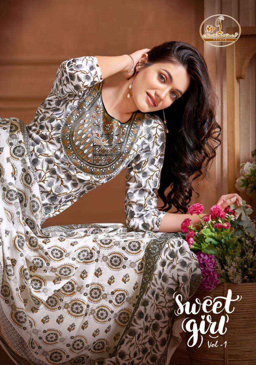 MISS WORLD CHOICE SWEET GIRL VOL-1 COTTON SUIT - SURAT WHOLESALE MARKET