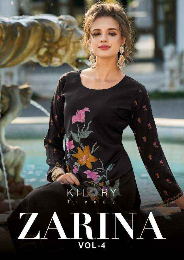 KILORY TRENDZ ZARINA VOL 4 Musline SALWAR KAMEEZ ( 8 PCS CATALOG )