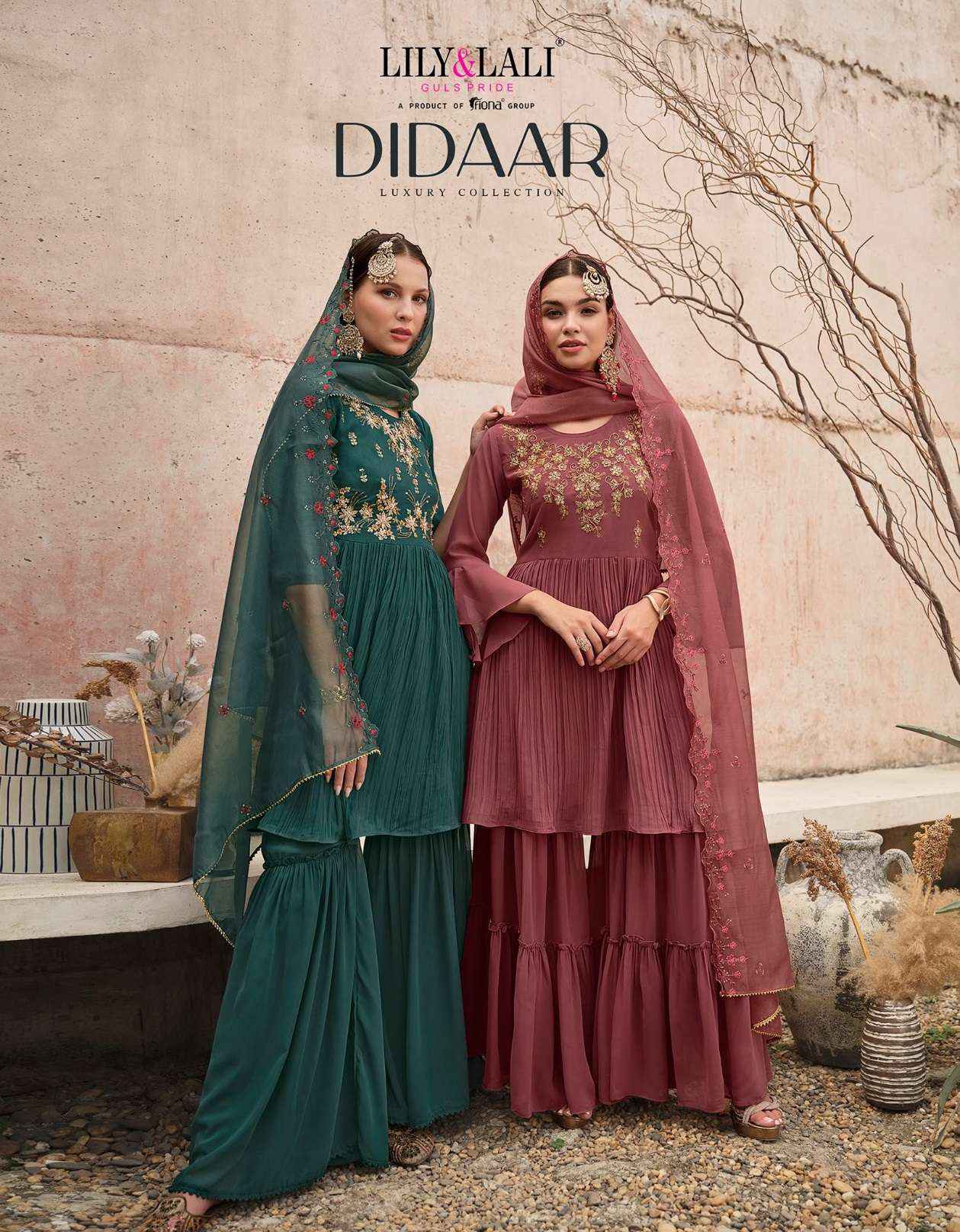 LILY AND LALI DIDAAR READYMADE SUITS ( 4 PCS CATALOG )