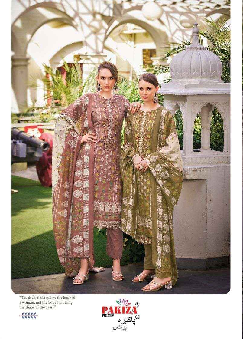 PAKIZA PRINTS NAAZ VOL 29 EMBROIDERY WORK PAKISTANI SUITS ( 8 PCS CATALOG )