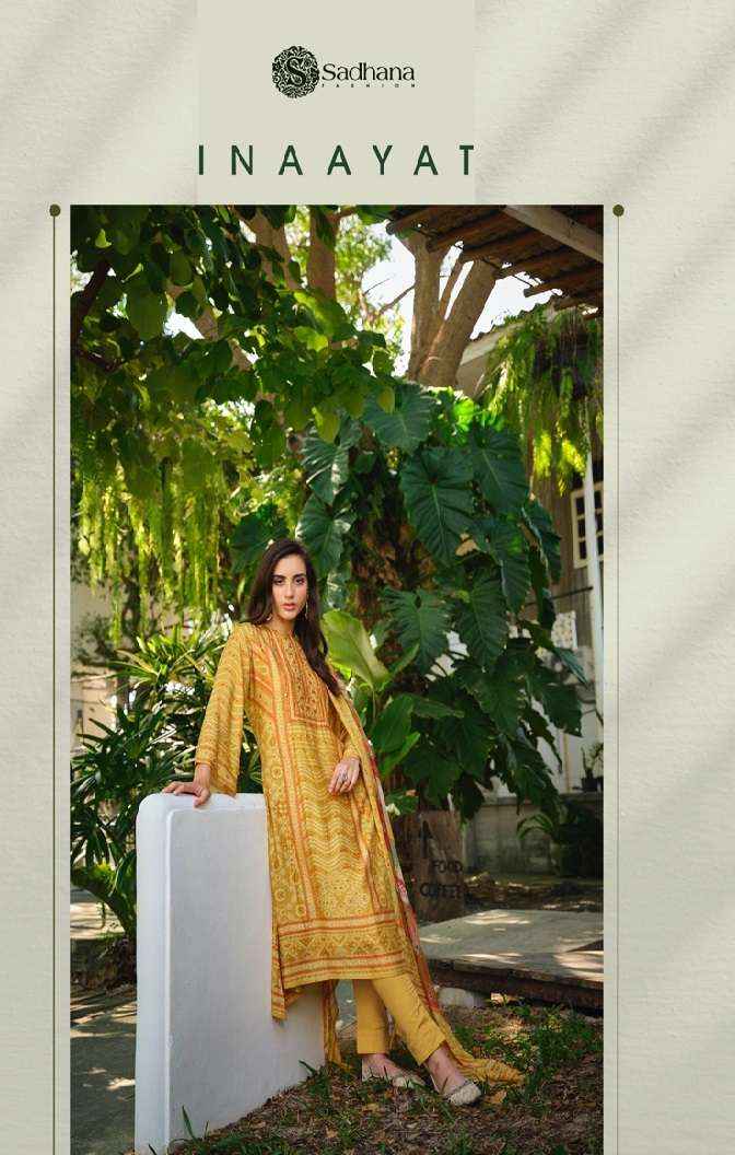 SADHANA FASHION INAAYAT MUSLIN DESIGNER SUITS