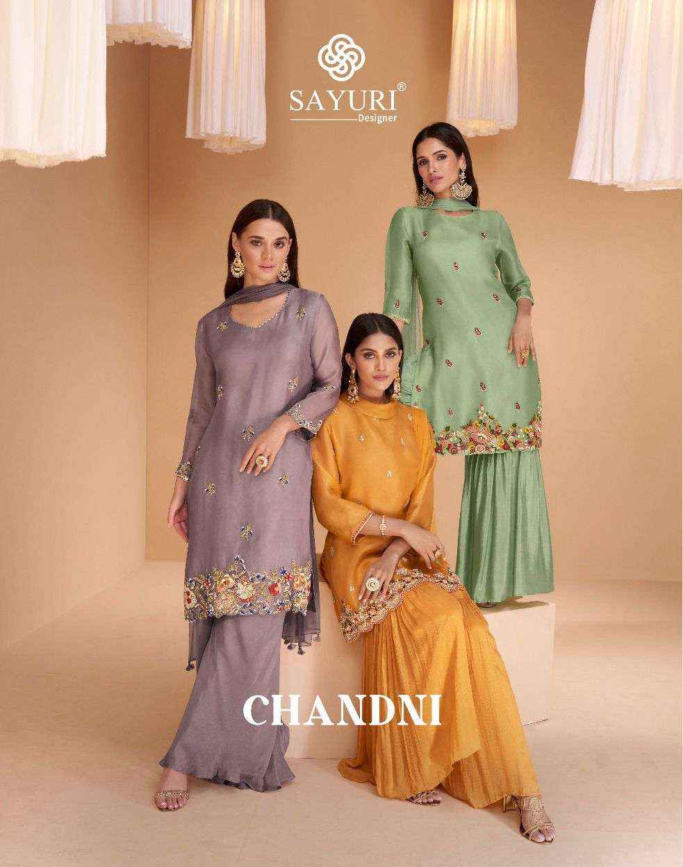 SAYURI DESIGNER CHANDNI DESIGNER SHARARA SUIT