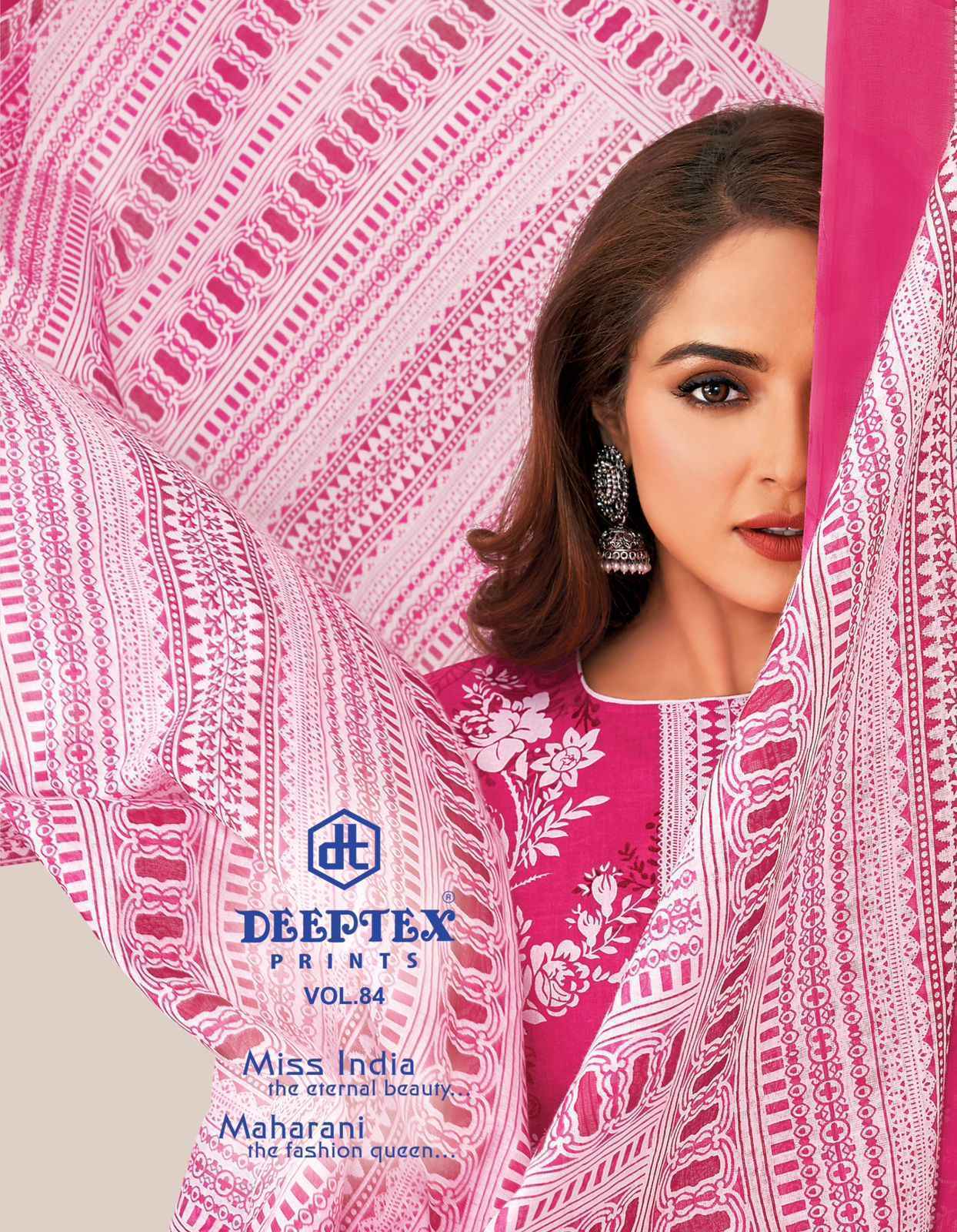 Deeptex Miss India Vol 84 Cotton Dress Material 26 pcs Catalogue