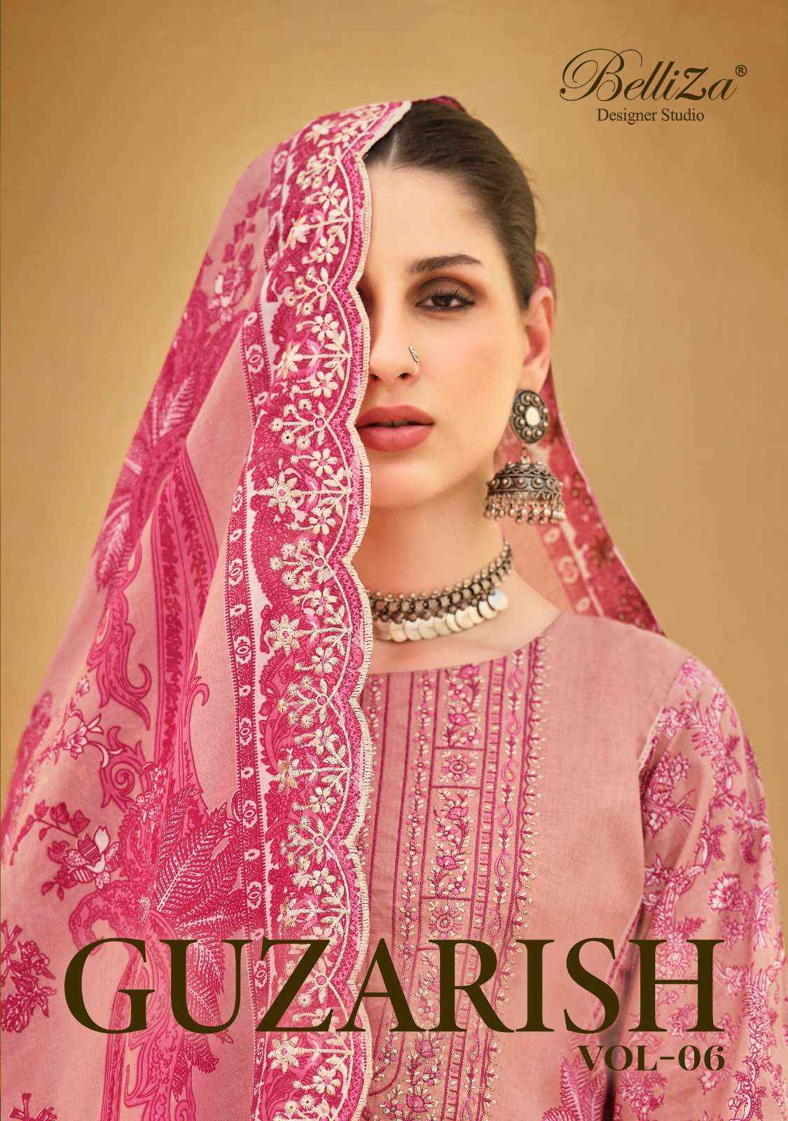 Belliza Guzarish Vol 6 Pure Cotton Dress Material ( 8 Pcs Catalog )