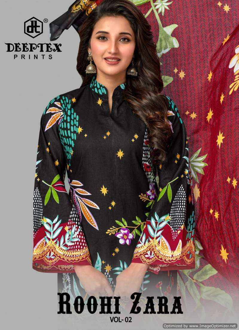 Deeptex Roohi Zara Vol 2 Pure Lawn Dress Material ( 8 Pcs Catalog )