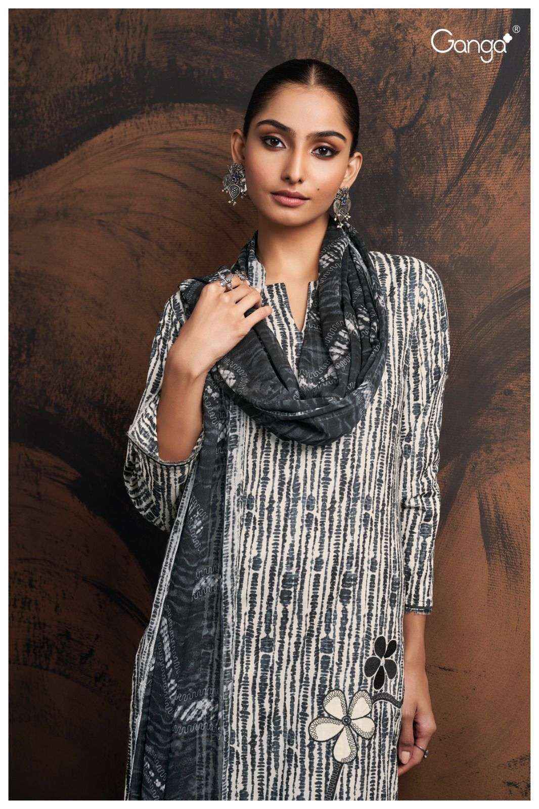 Ganga Pranshi 2314 Exclusive Cotton Ladies Suit Collection  (4 pcs catalog)
