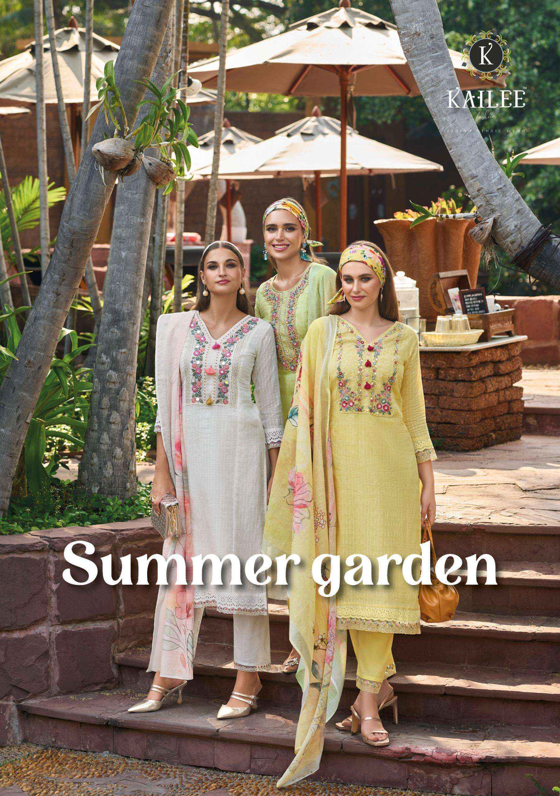 KAILEE FASHION SUMMER GARDEN COTTON READYMADE SUITS ( 6 PCS CATALOG )