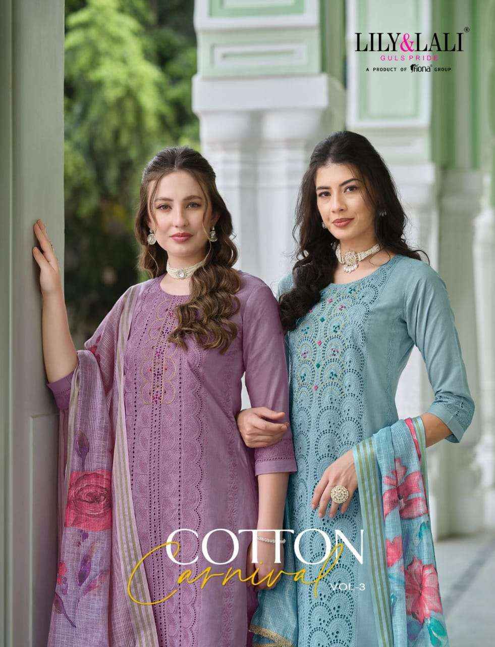 LILY AND LALI COTTON CARNIVAL VOL 3 DESIGNER READYMADE SUITS ( 6 PCS CATALOG )