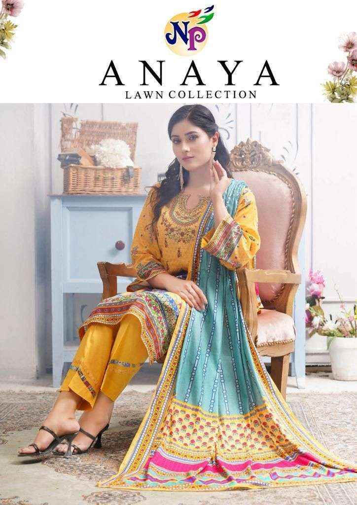 Nand Gopal Anaya Lawn Collection Pakistani Suits ( 8 Pcs Catalog )