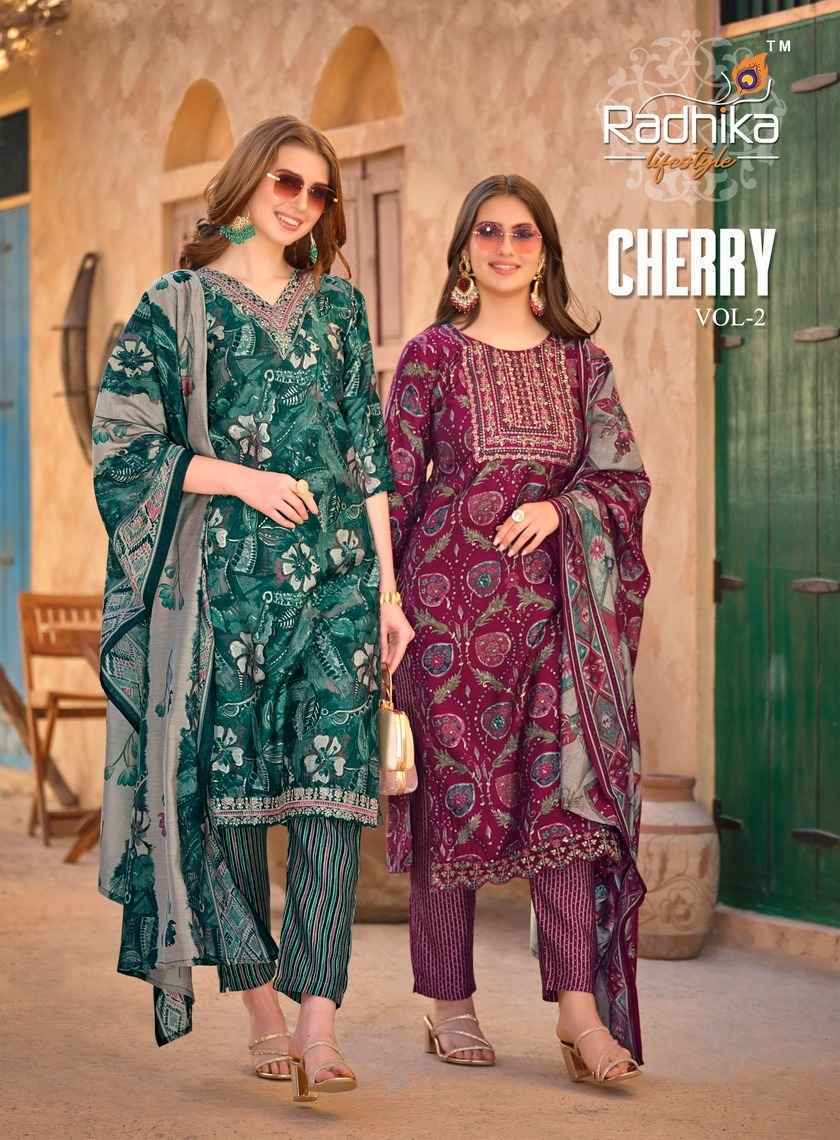 Radhika Lifestyle Cherry Vol 2 Modal Kurti Combo 6 pcs Catalogue