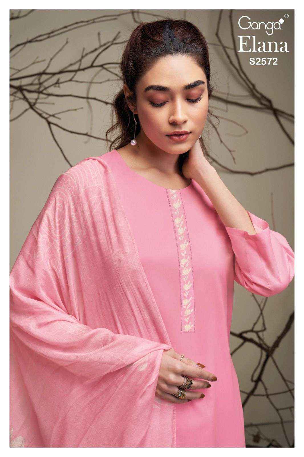 Ganga Elana 2572 Buy Women Cotton Salwar Suit Online Sales (4 pcs catalog )