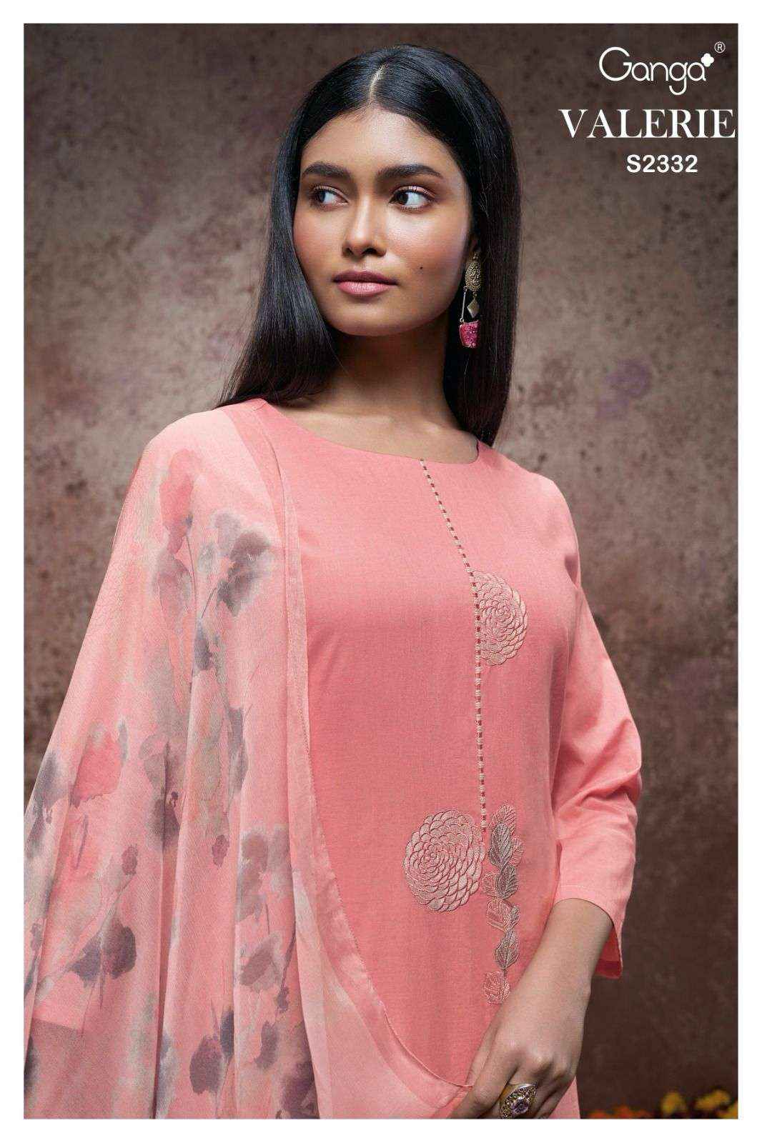 Ganga Valerie 2332 Fancy Cotton Salwar Suit Catalog Dealers ( 4 pcs catalog )