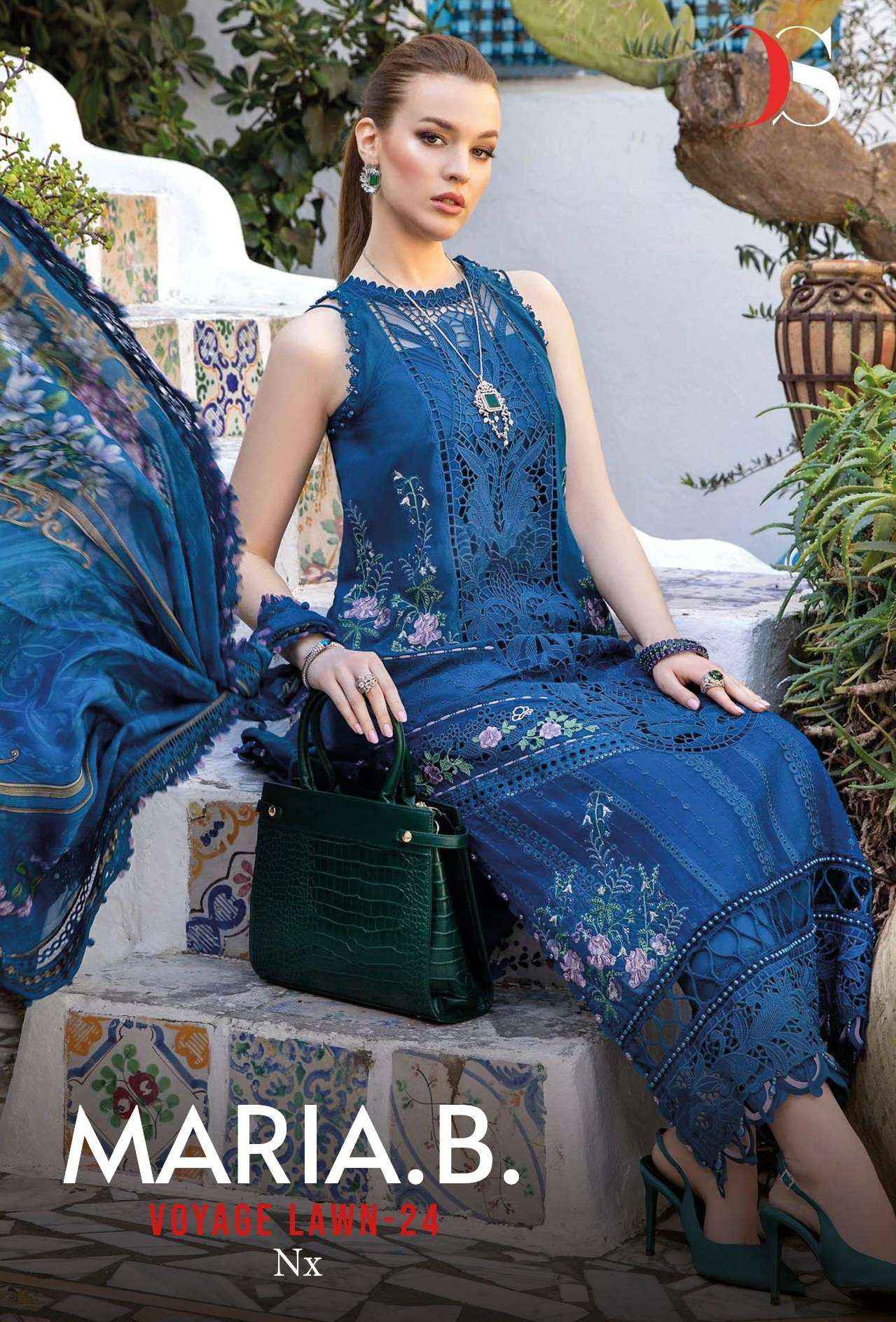 DEEPSY SUITS MARIA B VOYAGE LAWN 24 NX PAKISTANI SUIT WHOLESALE SURAT