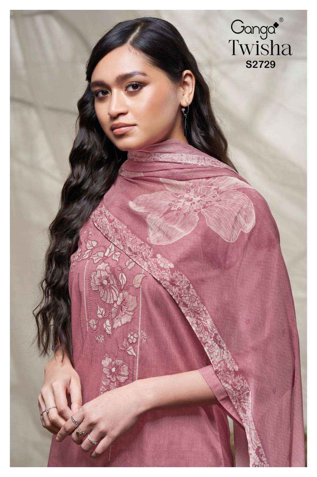Ganga Fashion Twisha 2729 Exclusive Cotton Salwar Suit Catalog Wholesale ( 4 pcs catalog )