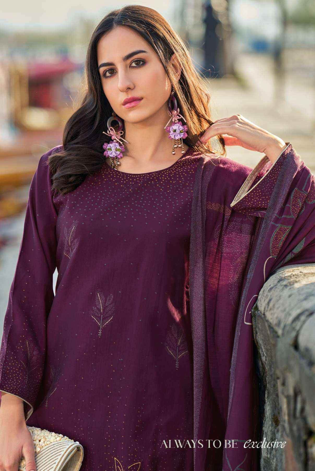 KILORY TRENDZ ZAINAB VISCOSE FANCY EMBROIDERY DRESS MATERIAL ( 8 PCS CATALOG )