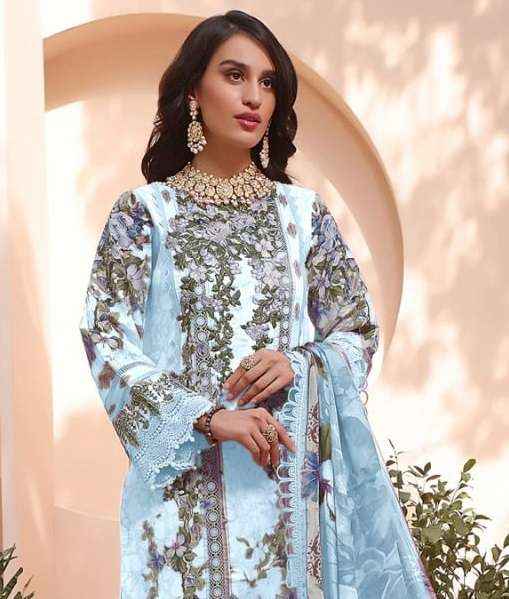 TAJ CREATION FIRDOUS QUEENS COURT COTTON SALWAR KAMEEZ ( 4 PCS CATALOG )