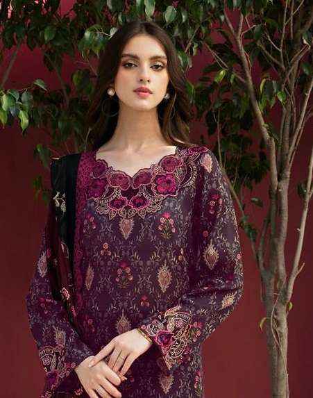 DEEPSY SUITS RAMSHA RANGREZ LUXURY LAWN 24 VOL 3 COTTON SUIT ( 3 PCS CATALOG )