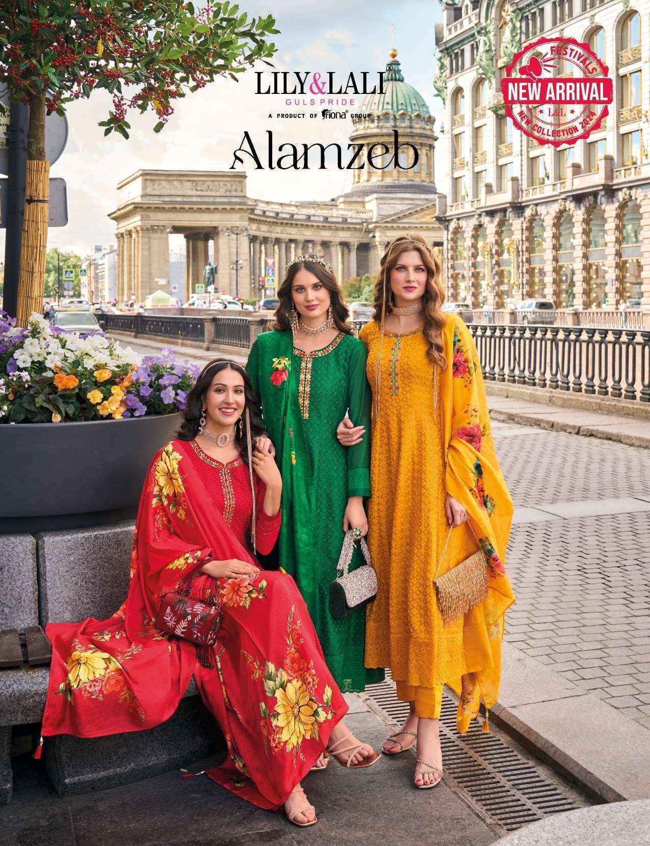 Lily & Lali Alamzeb Cotton Kurti Combo Wholesale Price ( 8 psc Catalogue )