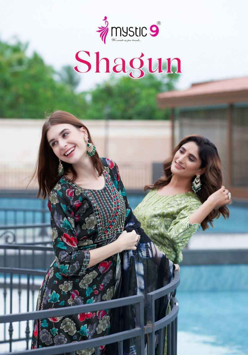 Mystic 9 Shagun Vol 6 Rayon Kurti Combo Wholesale Price ( 6 pcs Catalogue )