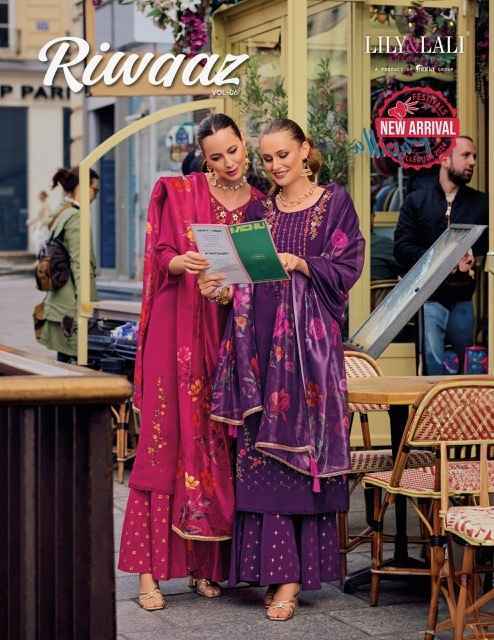 Lily & Lali Riwaaz Vol 6 Silk Readymade Suits - Surat Wholesale Market ( 6 Pcs Catalog )