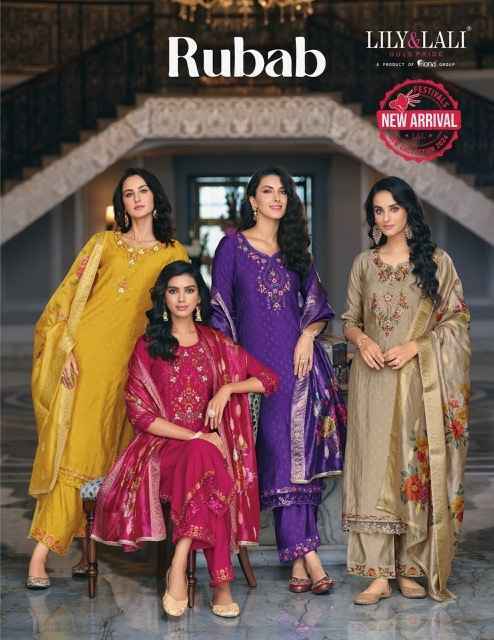 Lily & Lali Rubab Viscose Silk Wholesale Readymade Suit ( 6 pcs Catalogue )