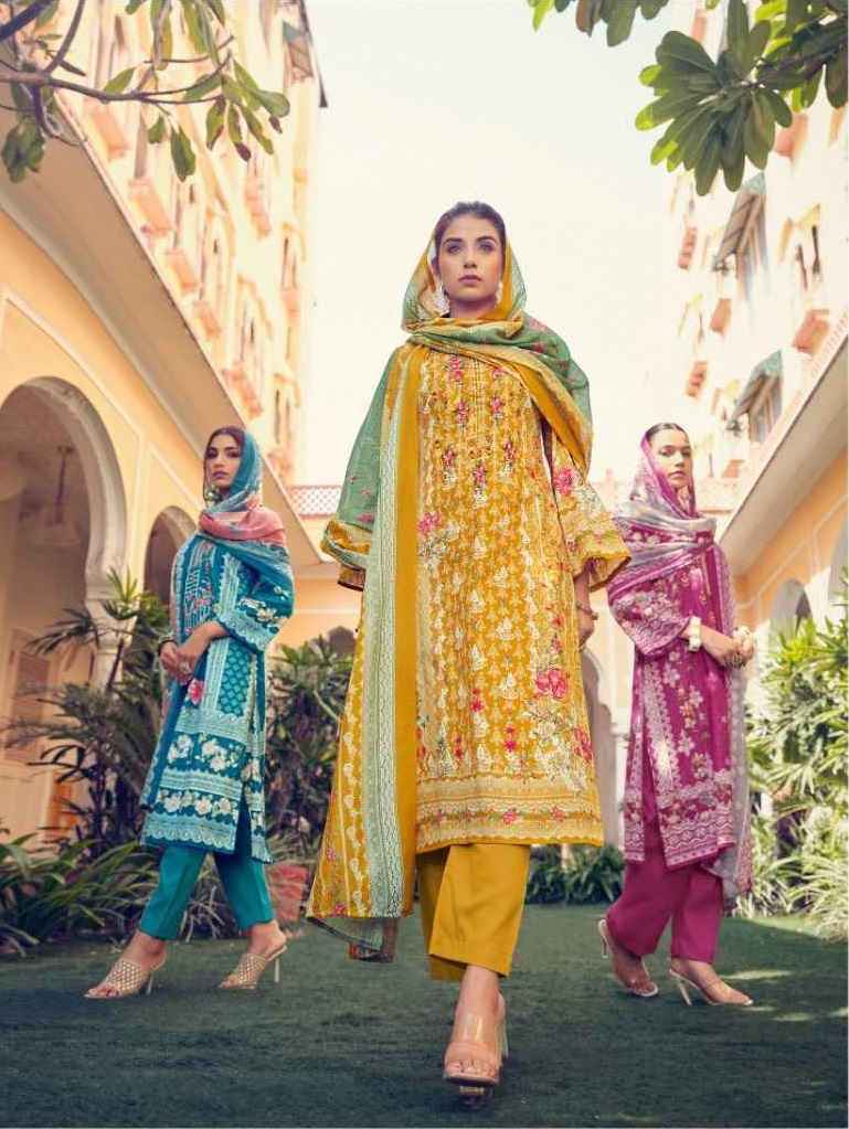 Romani Aarzu Vol 4 Cotton Salwar Kameez - Surat Wholesale Supplier ( 10 pcs Catalogue )