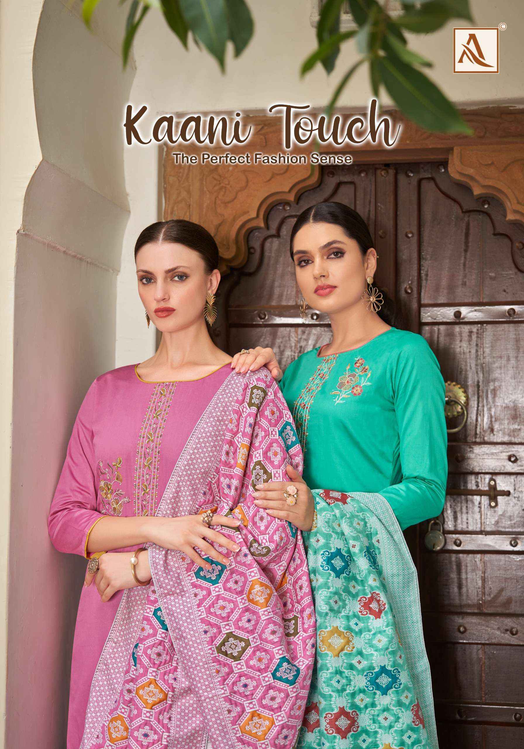 ALOK SUITS KAANI TOUCH JAM COTTON FANCY WORK SUIT ( 6 PCS CATALOG )