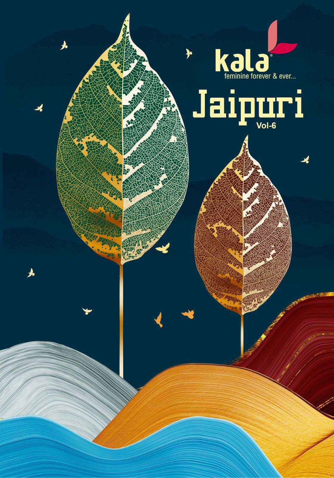 KALA FASHION JAIPURI VOL 6 COTTON PRINT DRESS MATERIAL WHOLESALE PRICE ( 12 PCS CATALOG )