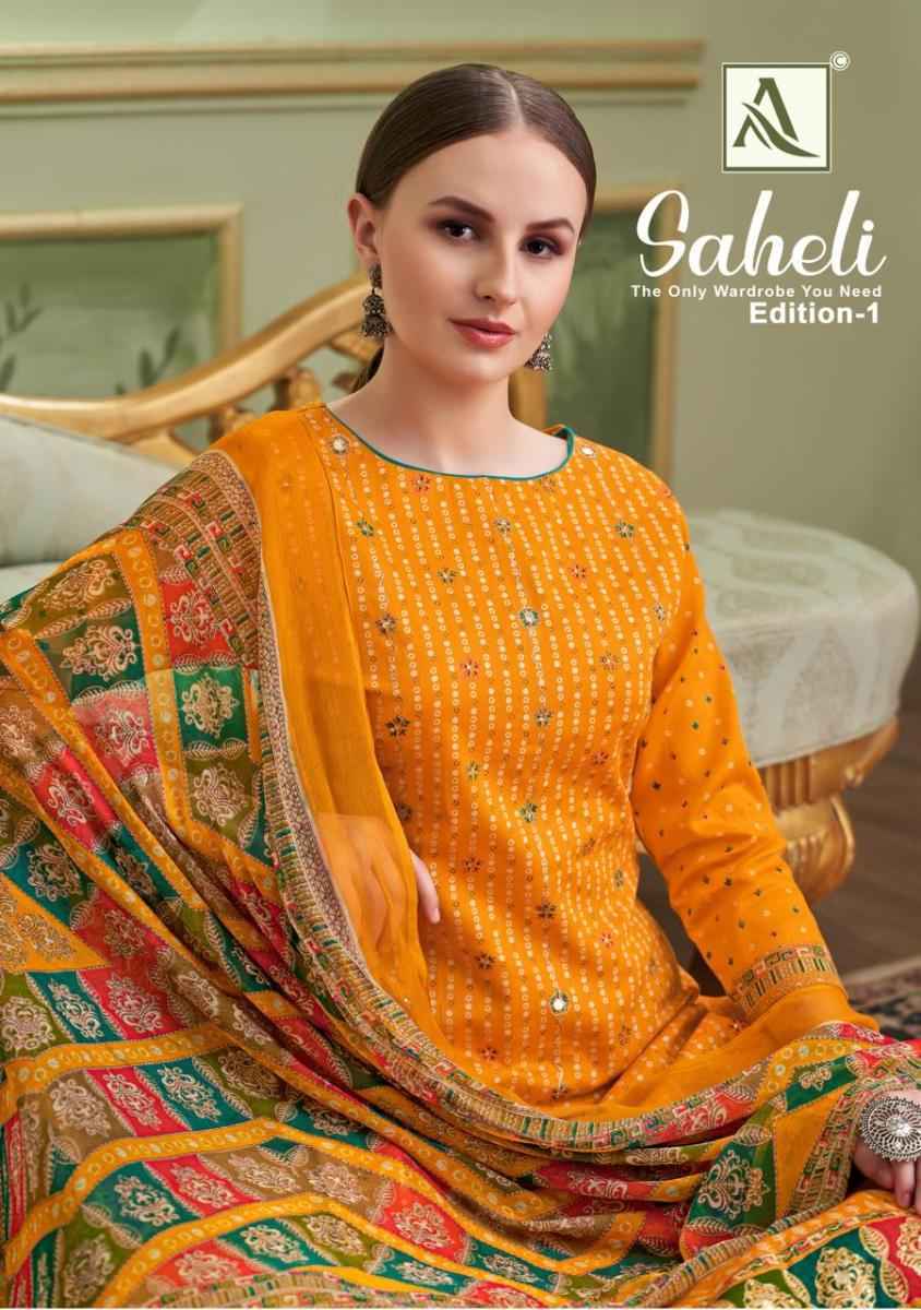 Alok Saheli Edition 1 Cotton Dress Material 4 pcs Catalogue