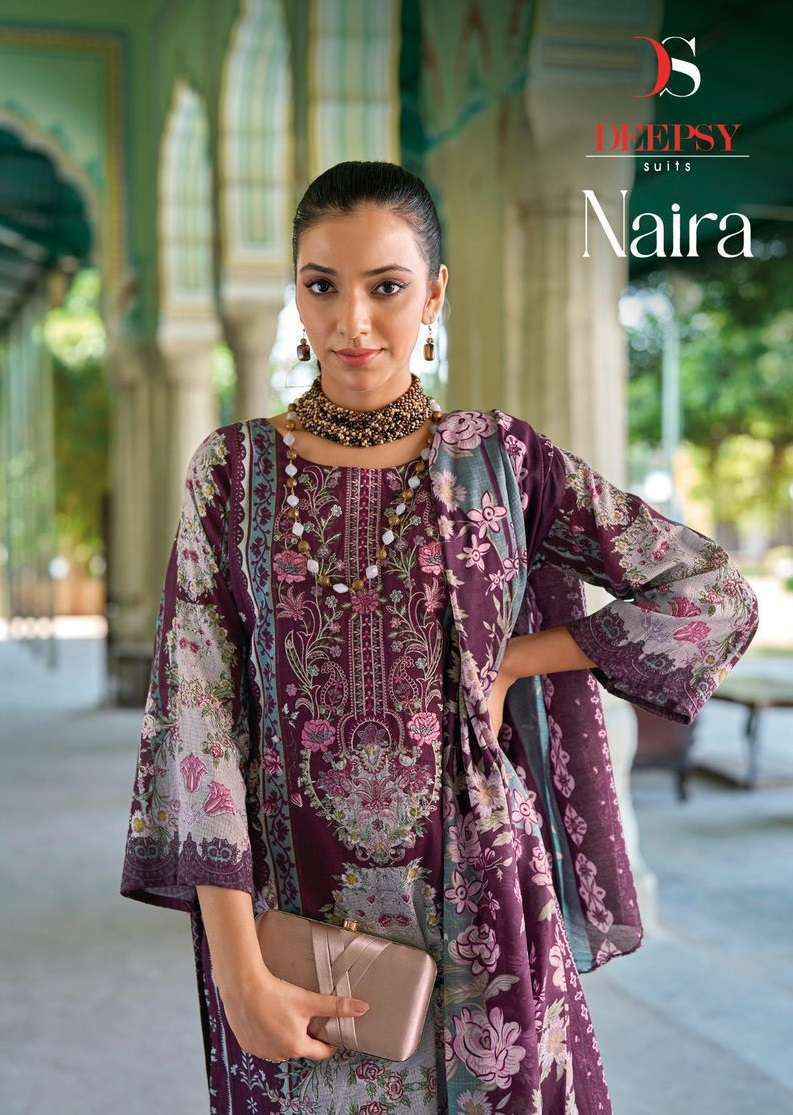 Deepsy Naira Cotton Pakistani Salwar Suits ( 6 pcs Catalogue )