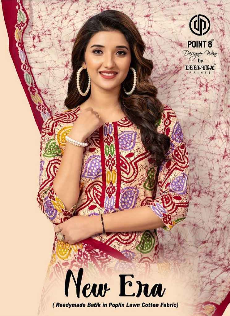 Deeptex Prints New Era Vol 1 Readymade Cotton Suits Wholesale Price ( 8 pcs Catalogue )