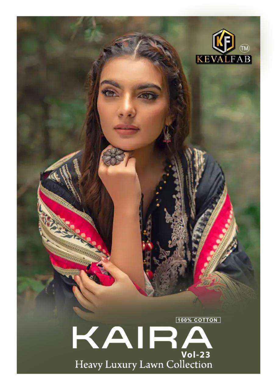 Keval Fab Kaira Vol 23 Cotton Dress Material 6 pcs Catalogue